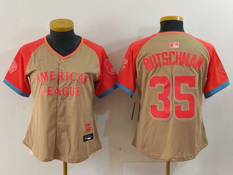 Womens Baltimore Orioles #35 Adley Rutschman Cream 2024 All Star Limited Stitched Jersey->2024 mlb all-star->MLB Jersey